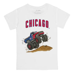 Chicago Cubs Tiny Turnip Youth Monster Truck T-Shirt - MLB