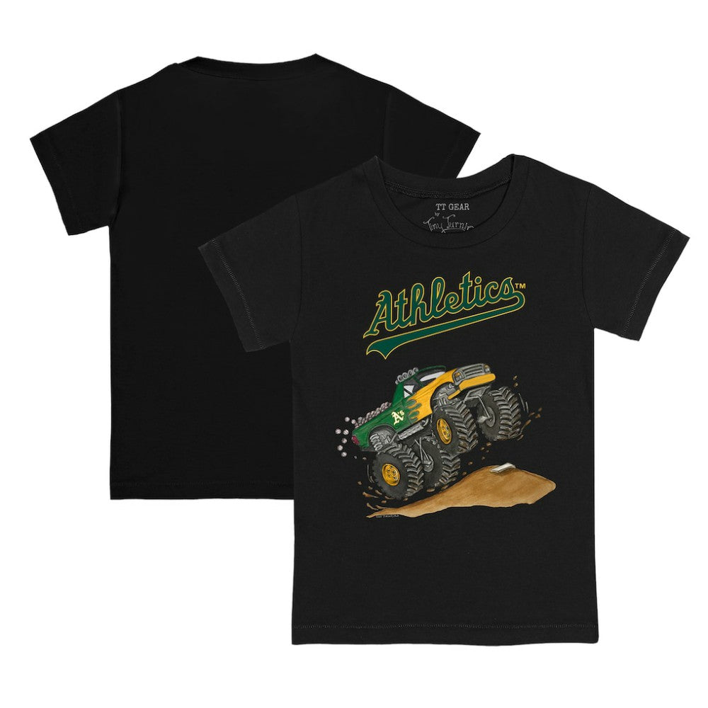 Athletics Tiny Turnip Youth Monster Truck T-Shirt - MLB