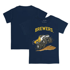 Milwaukee Brewers Tiny Turnip Youth Monster Truck T-Shirt - MLB