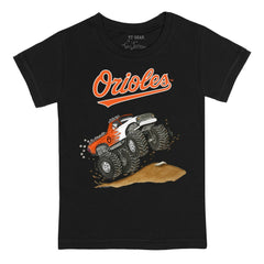 Baltimore Orioles Tiny Turnip Youth Monster Truck T-Shirt - MLB