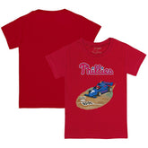 Philadelphia Phillies Tiny Turnip Youth Race Car T-Shirt - MLB