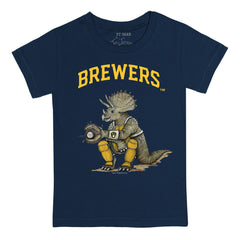 Milwaukee Brewers Tiny Turnip Youth Triceratops T-Shirt - MLB