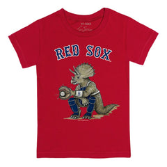 Boston Red Sox Tiny Turnip Youth Triceratops T-Shirt - MLB