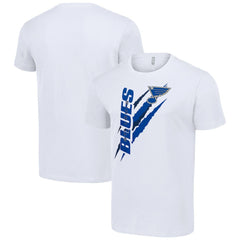 St. Louis Blues Starter Color Scratch T-Shirt - White - NHL