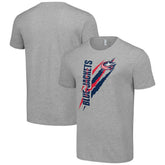 Columbus Blue Jackets Starter Color Scratch T-Shirt - Heather Gray - NHL