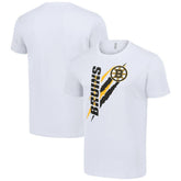 Boston Bruins Starter Color Scratch T-Shirt - White - NHL