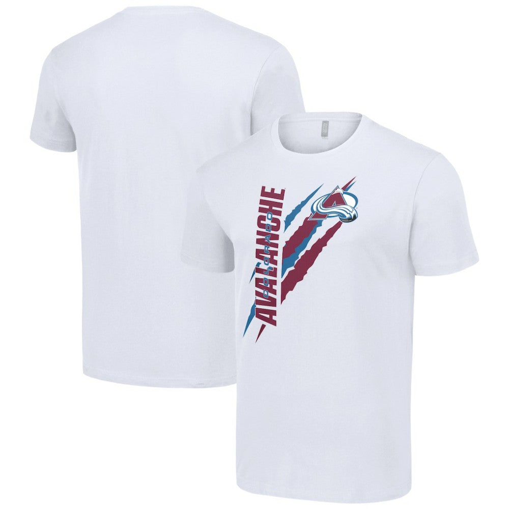 Colorado Avalanche Starter Color Scratch T-Shirt - White - NHL