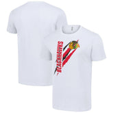 Chicago Blackhawks Starter Color Scratch T-Shirt - White - NHL