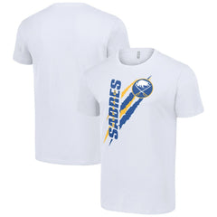 Buffalo Sabres Starter Color Scratch T-Shirt - White - NHL