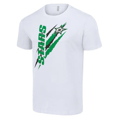 Dallas Stars Starter Color Scratch T-Shirt - White - NHL