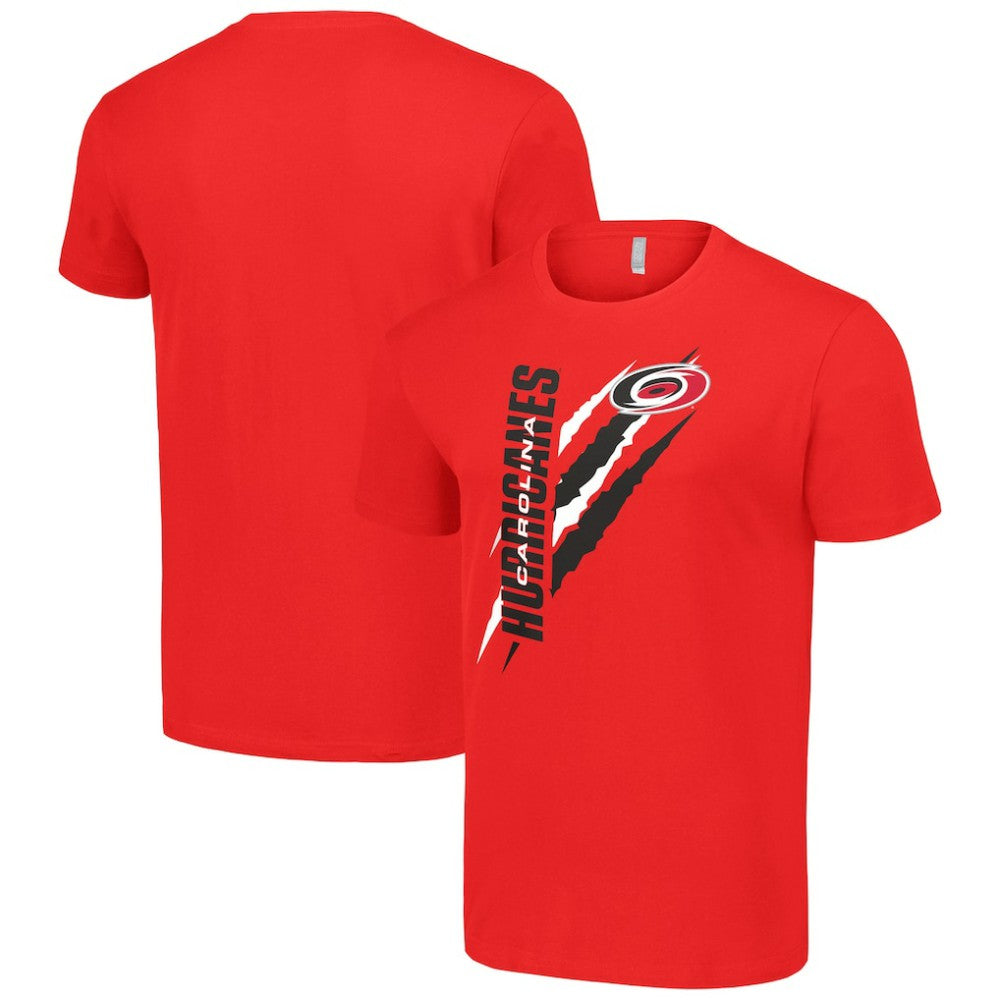 Carolina Hurricanes Starter Color Scratch T-Shirt - Red - NHL