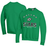 Dallas Stars Champion Eco Powerblend Crewneck Sweatshirt - Kelly Green - NHL