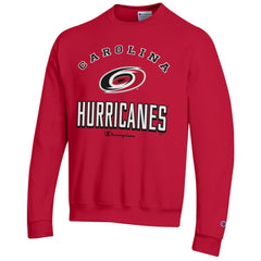 Carolina Hurricanes Champion Eco Powerblend Crewneck Sweatshirt - Red - NHL