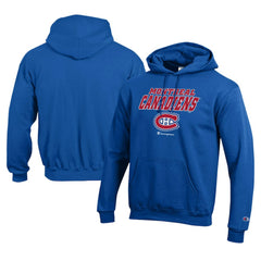 Montreal Canadiens Champion Eco Powerblend Pullover Hoodie - Royal - NHL