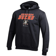 Anaheim Ducks Champion Eco Powerblend Pullover Hoodie - Black - NHL