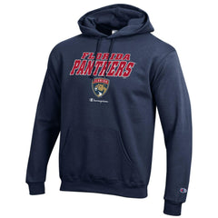 Florida Panthers Champion Eco Powerblend Pullover Hoodie - Navy - NHL