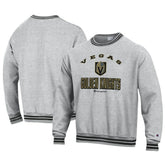 Vegas Golden Knights Champion Reverse Weave Yarn Dye Pullover Sweatshirt - Heather Gray - NHL