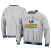 Buffalo Sabres Champion Reverse Weave Yarn Dye Pullover Sweatshirt - Heather Gray - NHL