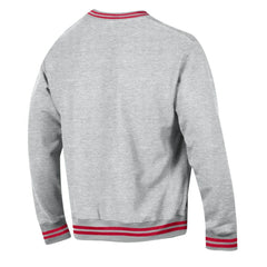 Detroit Red Wings Champion Reverse Weave Yarn Dye Pullover Sweatshirt - Heather Gray - NHL