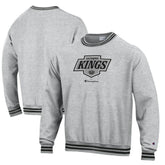 Los Angeles Kings Champion Reverse Weave Yarn Dye Pullover Sweatshirt - Heather Gray - NHL
