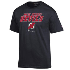 New Jersey Devils Champion Jersey T-Shirt - Black - NHL