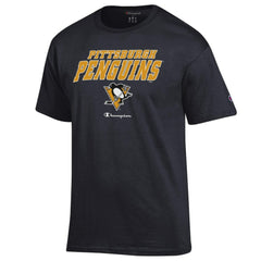 Pittsburgh Penguins Champion Jersey T-Shirt - Black - NHL