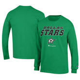 Dallas Stars Champion Long-Sleeve Jersey T-Shirt - Kelly Green - NHL