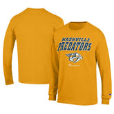 Nashville Predators Champion Long-Sleeve Jersey T-Shirt - Gold - NHL