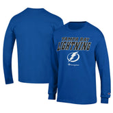 Tampa Bay Lightning Champion Long-Sleeve Jersey T-Shirt - Royal - NHL
