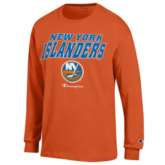 New York Islanders Champion Long-Sleeve Jersey T-Shirt - Orange - NHL