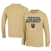 Vegas Golden Knights Champion Long-Sleeve Jersey T-Shirt - Yellow - NHL