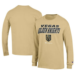Vegas Golden Knights Champion Long-Sleeve Jersey T-Shirt - Yellow - NHL