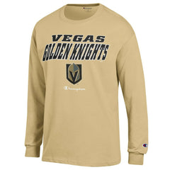 Vegas Golden Knights Champion Long-Sleeve Jersey T-Shirt - Yellow - NHL
