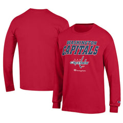 Washington Capitals Champion Long-Sleeve Jersey T-Shirt - Red - NHL