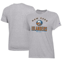New York Islanders Champion Women's Core T-Shirt - Heather Gray - NHL