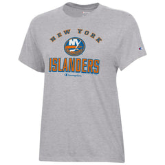 New York Islanders Champion Women's Core T-Shirt - Heather Gray - NHL