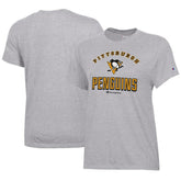 Pittsburgh Penguins Champion Women's Core T-Shirt - Heather Gray - NHL