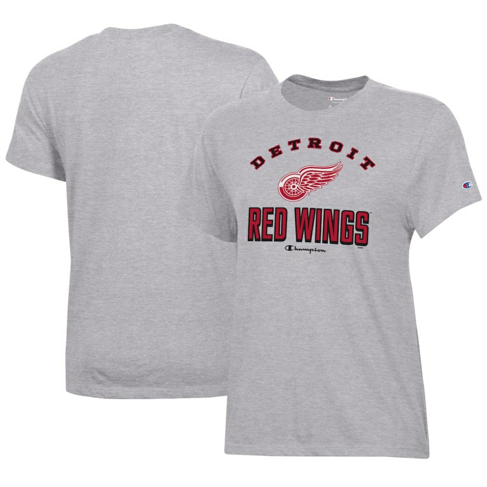 Detroit Red Wings Champion Women's Core T-Shirt - Heather Gray - NHL
