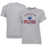 Edmonton Oilers Champion Women's Core T-Shirt - Heather Gray - NHL