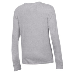 San Jose Sharks Champion Women's Core Long Sleeve T-Shirt - Heather Gray - NHL