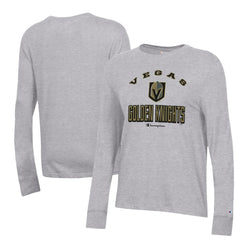 Vegas Golden Knights Champion Women's Core Long Sleeve T-Shirt - Heather Gray - NHL
