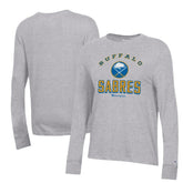 Buffalo Sabres Champion Women's Core Long Sleeve T-Shirt - Heather Gray - NHL