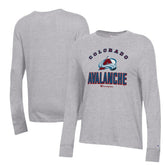 Colorado Avalanche Champion Women's Core Long Sleeve T-Shirt - Heather Gray - NHL
