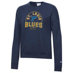 St. Louis Blues Champion Women's Powerblend Pullover Sweatshirt - Navy - NHL