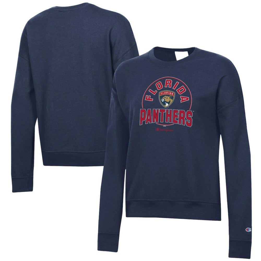 Florida Panthers Champion Women's Powerblend Pullover Sweatshirt - Navy - NHL