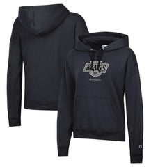 Los Angeles Kings Champion Women's Powerblend Fleece Pullover Hoodie - Black - NHL
