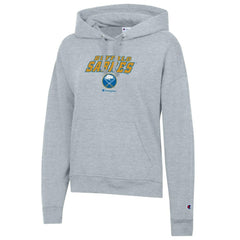 Buffalo Sabres Champion Women's Powerblend Fleece Pullover Hoodie - Gray - NHL