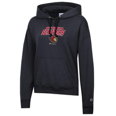 Ottawa Senators Champion Women's Powerblend Fleece Pullover Hoodie - Black - NHL