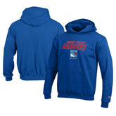 New York Rangers Champion Youth Eco Powerblend Pullover Hoodie - Royal - NHL