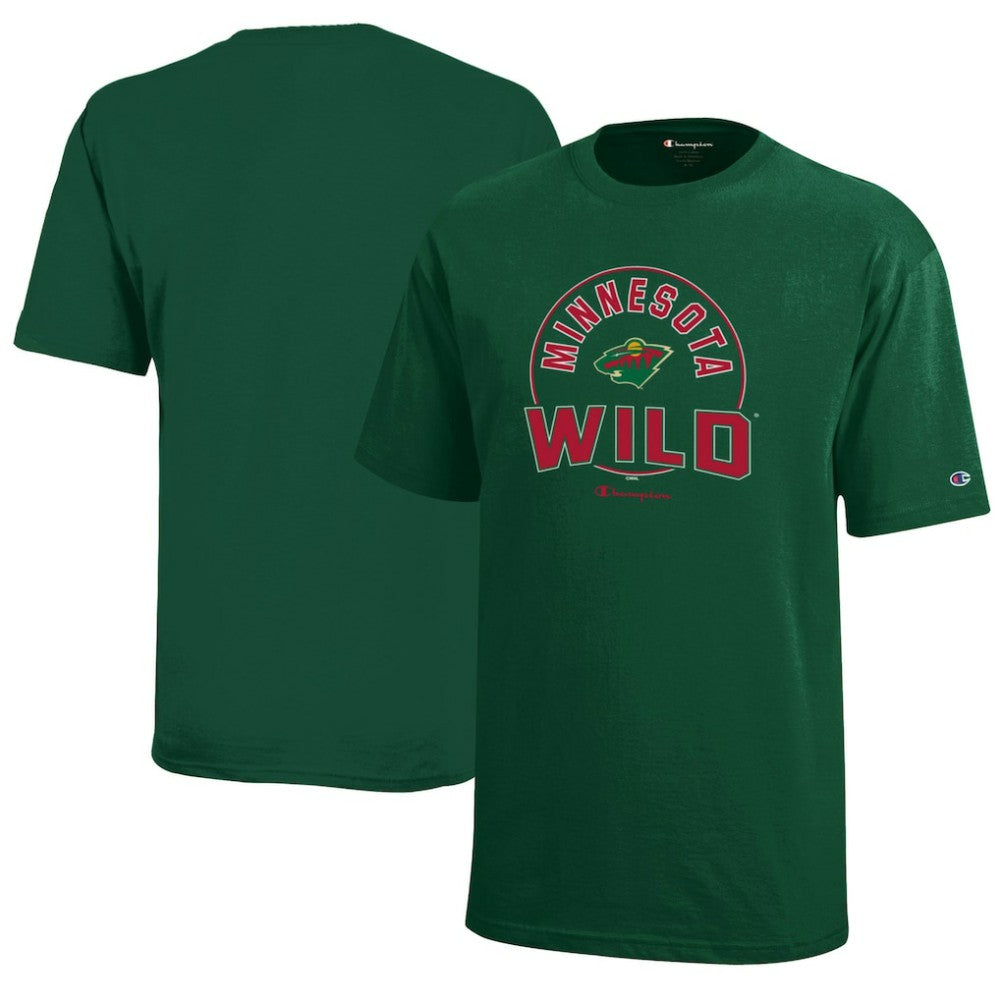 Minnesota Wild Champion Youth Jersey T-Shirt - Hunter Green - NHL